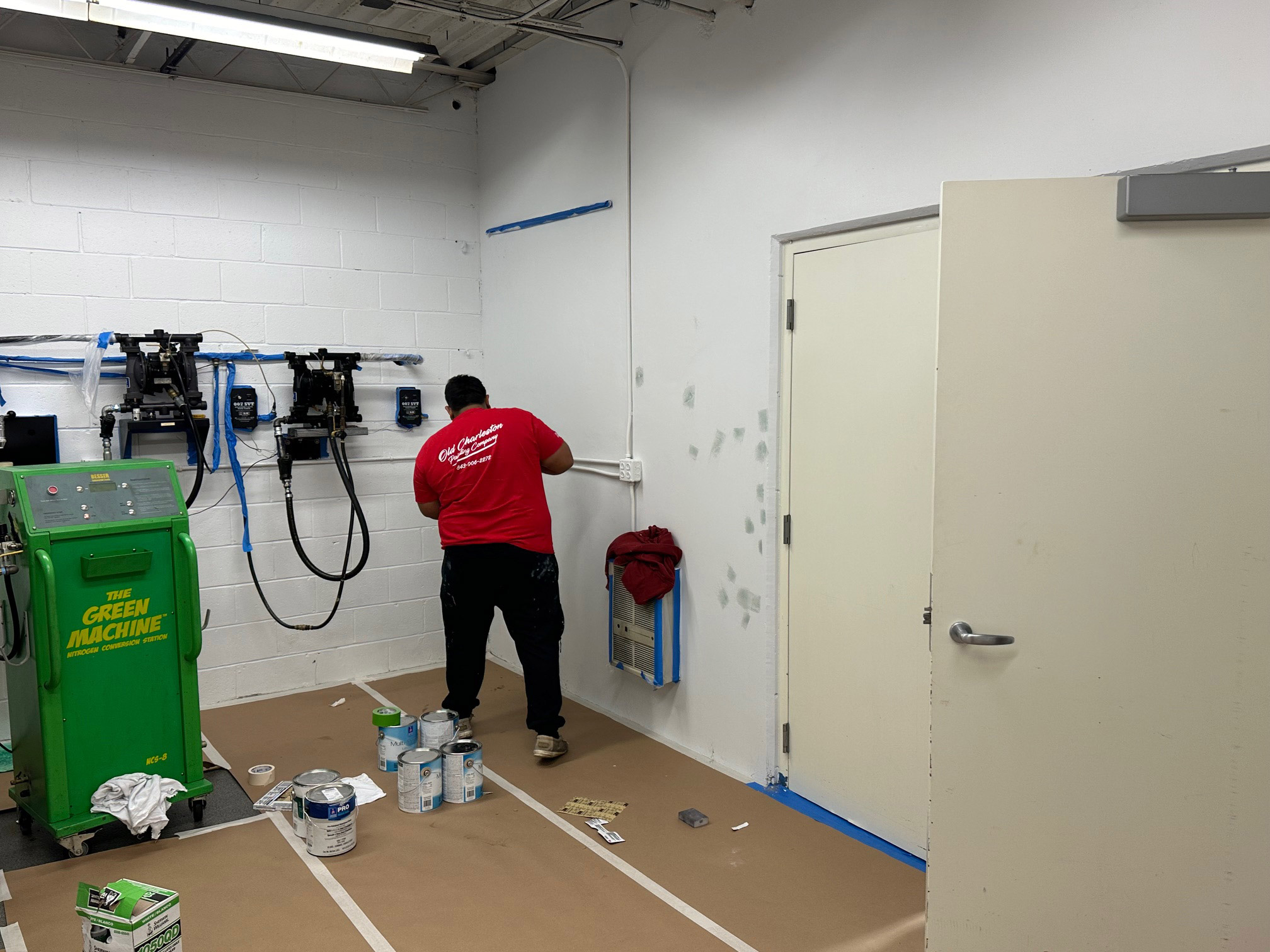Commercial Painting Project Sports Center